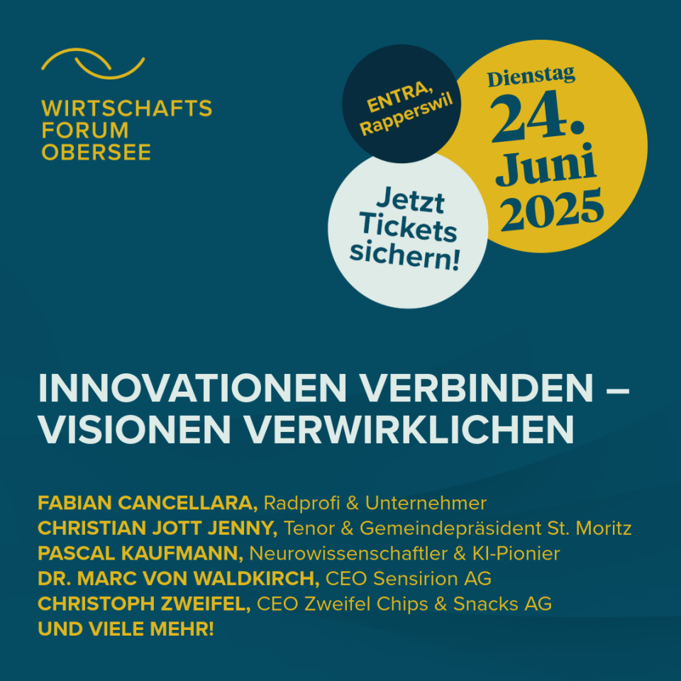 Wirtschaftsforum Obersee 2025 - Programm